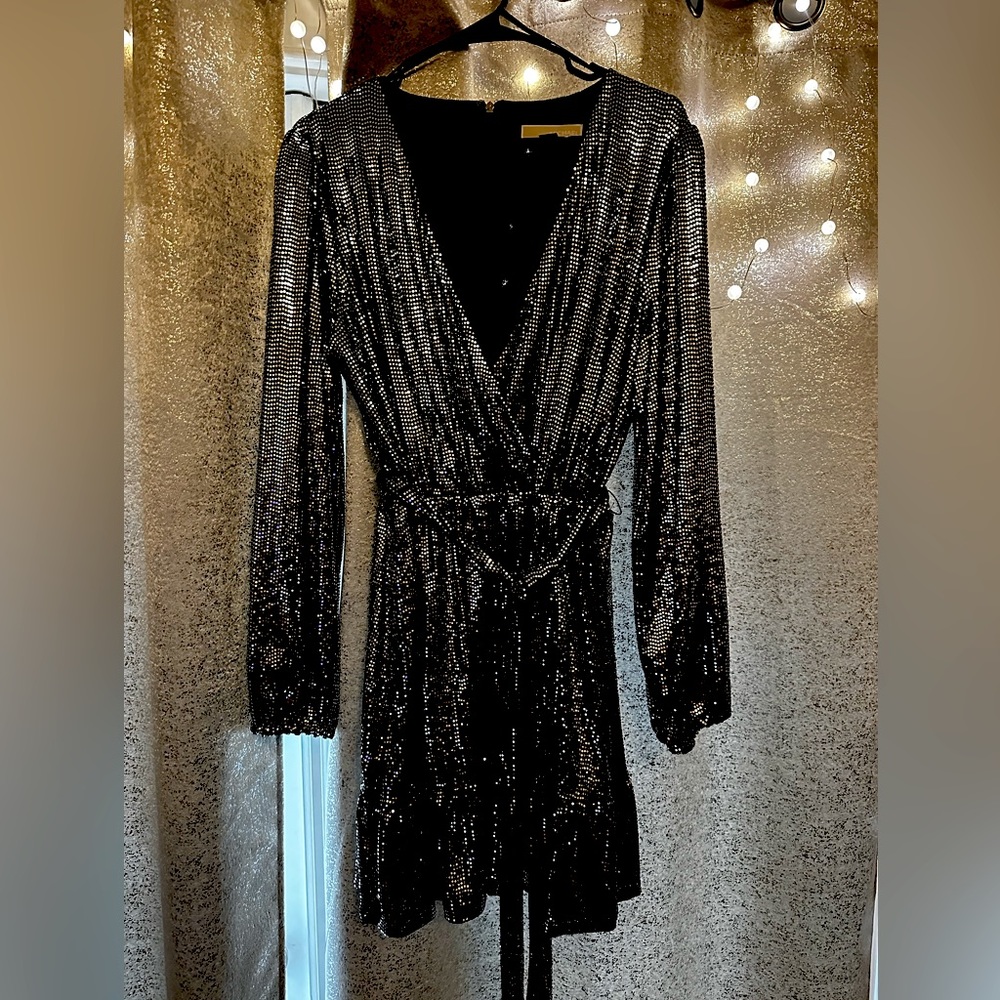 Silver Michael Kors Holiday Dress